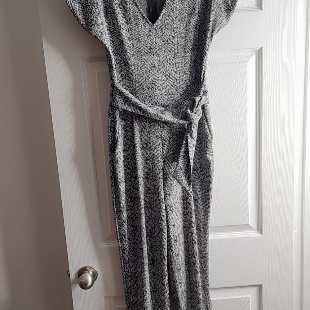 Express Black and White Maxi Dress